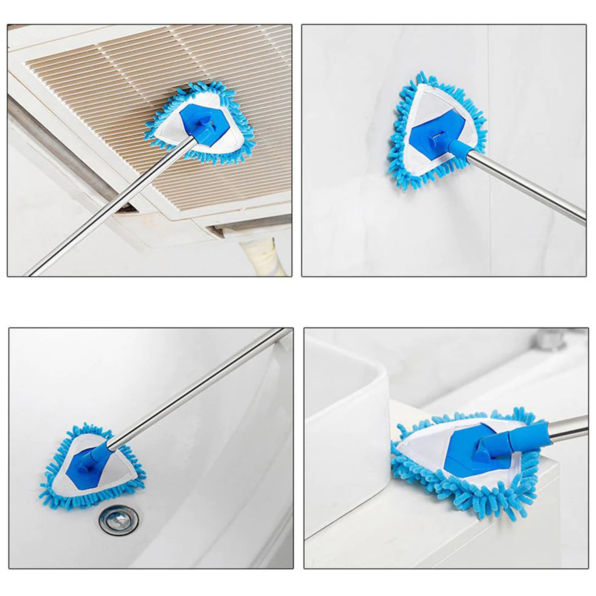 STAINLESS STEEL ROAD ADJUSTABLE TRIANGLE MOP