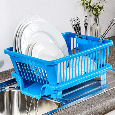 PLASTIC SINK DISH DRAINER DRYING RACK