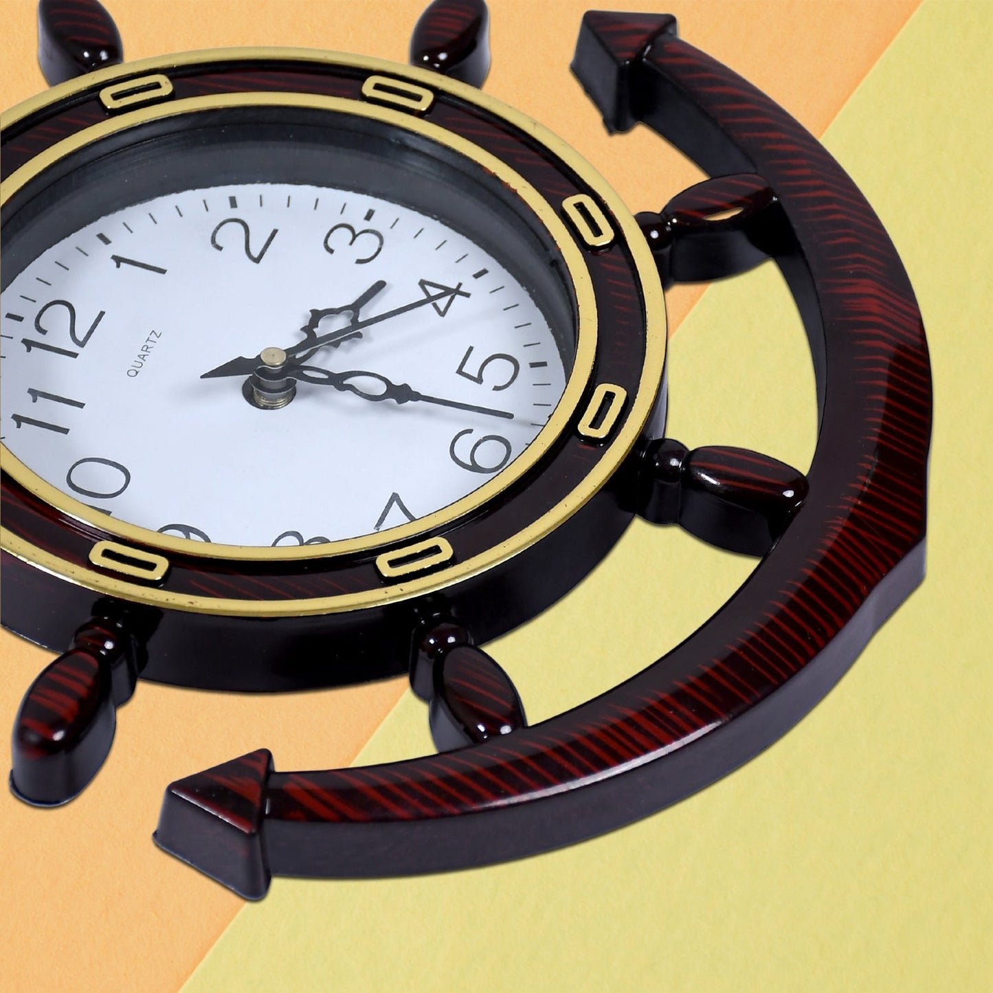 4944 Anchor Shape Wall Clock Size 28x23x5cms