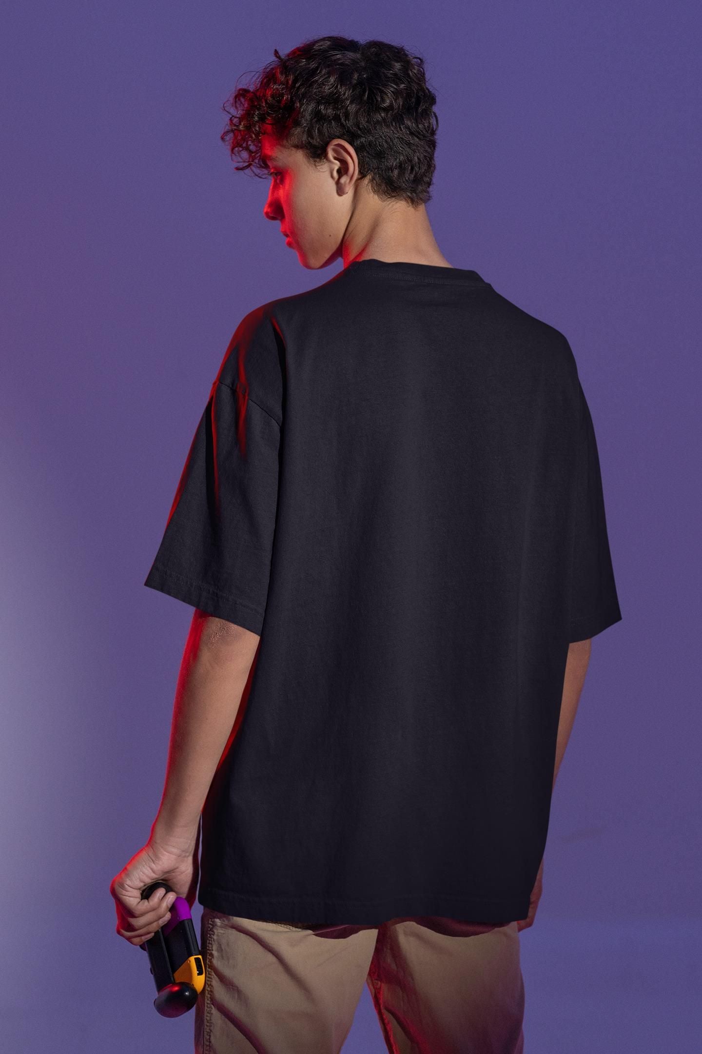 Calm Down Cotton Blend Printed Half Sleeves Mens Round Neck T-Shirt