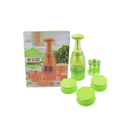 Food Chopper & Dicer – Manual Hand Press Mincer for Chopping Onions, Garlic, Veggies, Nuts | Easy to Use & Clean