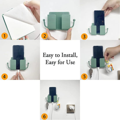 Wall Mounted Storage Box Organizer (Pack of 4)