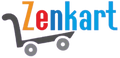 Logo of Zenkart with a shopping cart icon on a white background