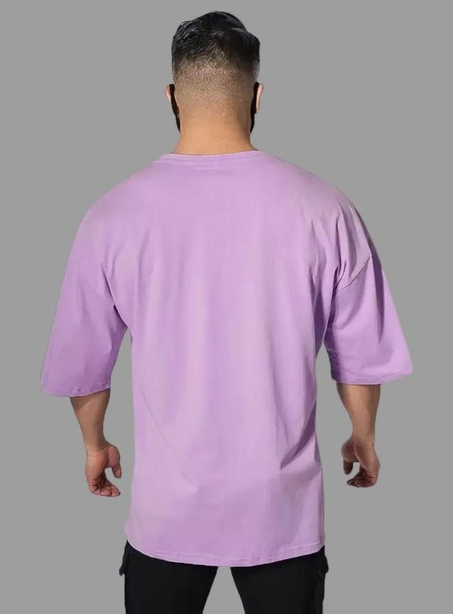 Men's Printed Loose Fit Half Sleeve T-shirt