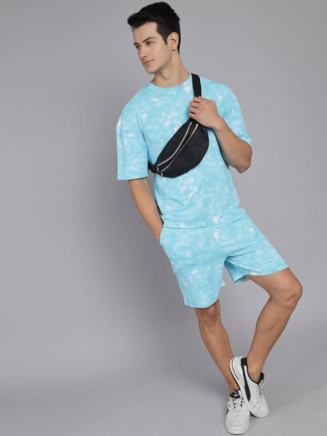 Men's Stylish Tie-Dye Co-ord Set