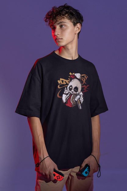 Calm Down Cotton Blend Printed Half Sleeves Mens Round Neck T-Shirt